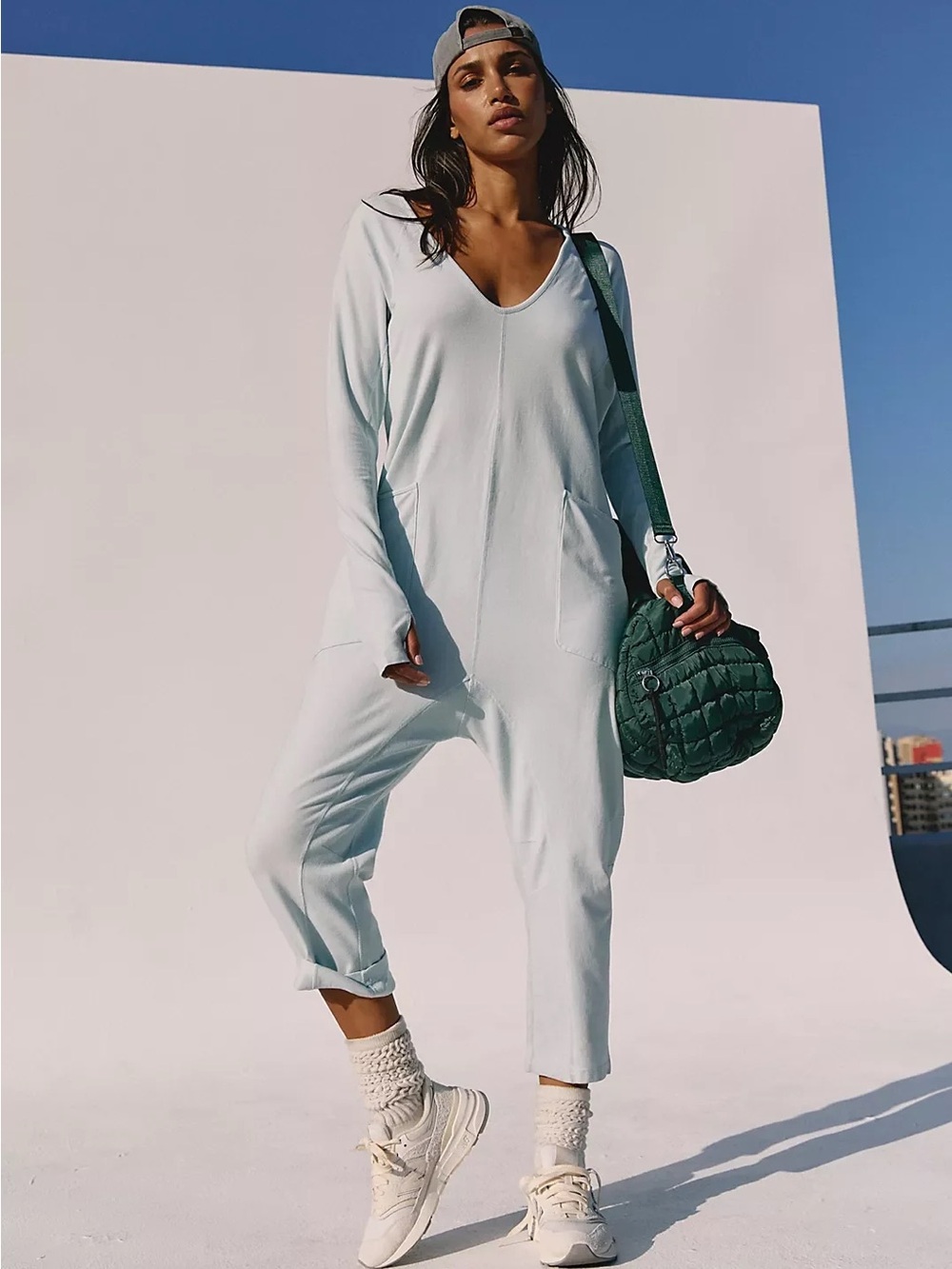 Free People FP Movement Hot Shot Long Sleeve Onesie